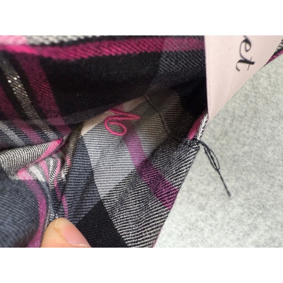 Victoria's Secret Flannel Pajama Set XL‎ Extra Large Plaid Scrunchie NWT - Picture 6 of 6